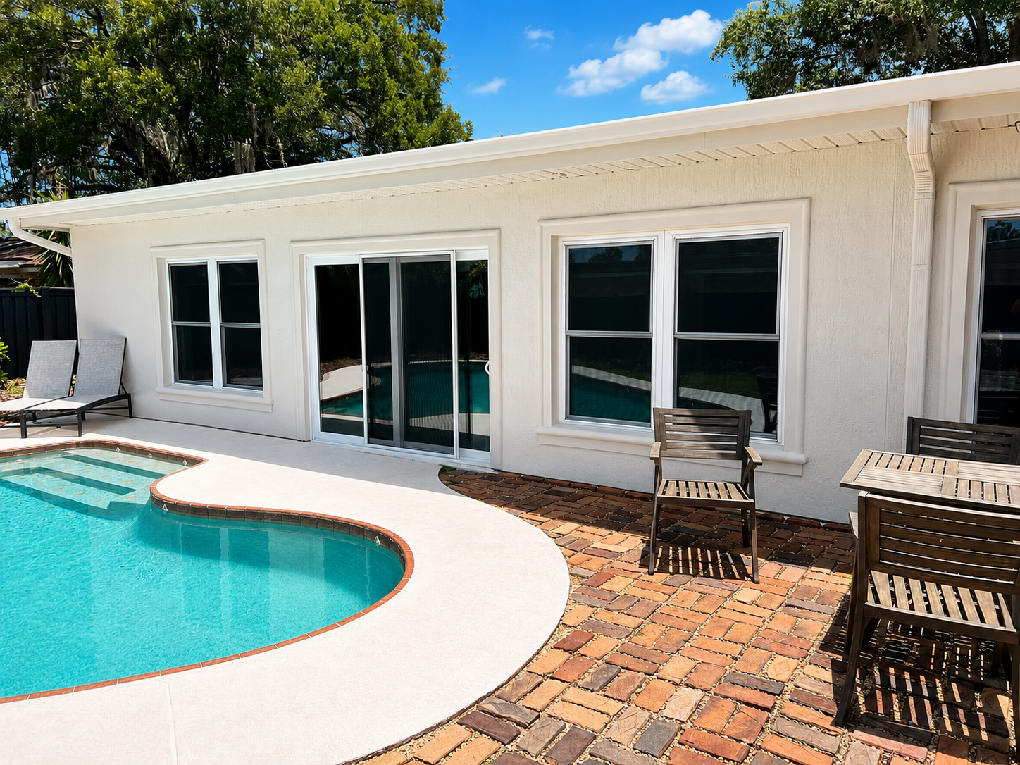 Residential window film installed by Tint Force Orlando on a Central Florida home